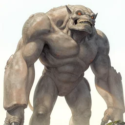 low angle long shot of a collossal creature, illustration by moebius