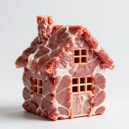 House made of meat
