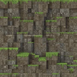 blocky cliffs texture pixel art pbr materials procedural tile patern substance photo game cg textures. com gametextures studio resource image handpaint minecraft style
