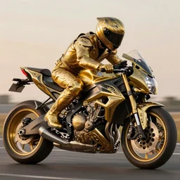 infernal motorbiker, atmospheric lighting, painted, intricate, golden hour, ultra detailed by philippe druillet
