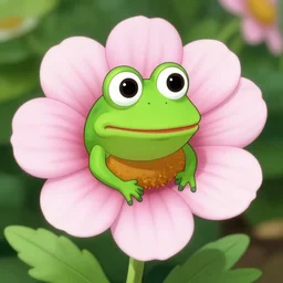 pepe the frog as a flower