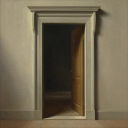 illustration of a doorway to a new dimension, realistic painting, classical painting, high definition, digital art, matte painting, very detailed, realistic