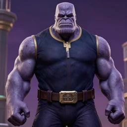 Thicc Thanos as The American Psycho