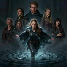 masterpiece concept art by thomas blackshear, imogen poots as a galactic templar fly magic ripples, matte painting, extremely emotional, cinematic moody colors, realistic shaded lighting poster by hsiao ron chen, ilya kuvshinov, magali villeneuve, artgerm, jeremy lipkin and michael garmash and rob rey, christophe vacher