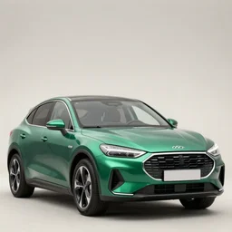 a hybrid between an emerald and a car