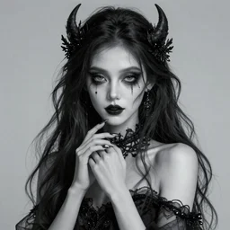 An elegant Ghoul, digital art, hyperrealistic, trending on ArtStation