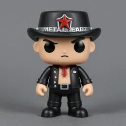 metalheadz stop motion vinyl action figure, plastic, toy, butcher billy style