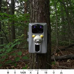 Rilakkuma trailcam footage