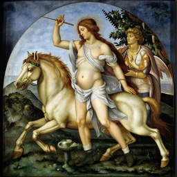 pallade e il centauro by sandro botticelli