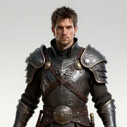 a portrait of fantasy warrior, artstation, portrait, realistic, 3 d render, photorealism, fine details, digital art, portrait by michael whealan, cgsociety, original character