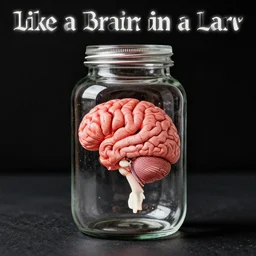 cover of the indie rock album : like a brain in a jar