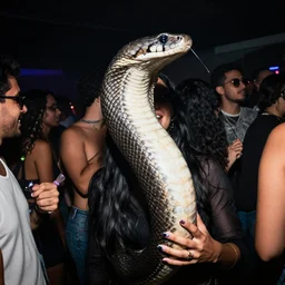 a photograph of a mamba negra party in sao paulo, teto preto, angela carneosso