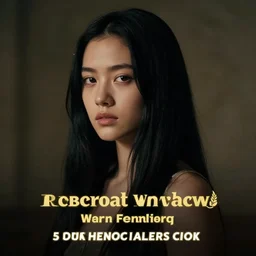 an amazing award winning portrait photo of a girl with black long hair, cinematic masterpiece