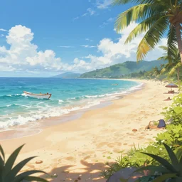 epic professional digital art of a day at the beach, best on artstation , cgsociety, wlop, Behance, pixiv, astonishing, impressive, outstanding, epic, cinematic, stunning, gorgeous, much detail, much wow, masterpiece.