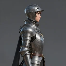 side profile concept art by thomas blackshear, imogen poots as a knight, octane render, matte painting, anime, realistic shaded lighting, poster by and hsiao ron chen, artgerm, lawren harris, eve ventrue, magali villeneuve, jeremy lipkin, rob rey, christophe vacher