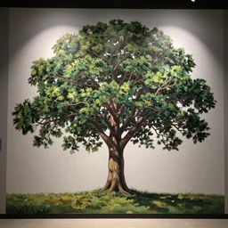 tree mural by Charley Case