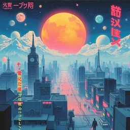 album cover art for cyberpunk fuzzball retro 3 0 0 0 by akihiko yoshida