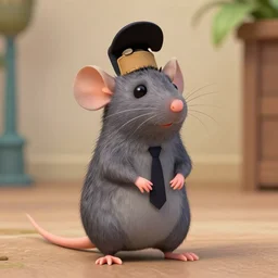 dean martin as a anthropomorphic rat in the style of zootopia