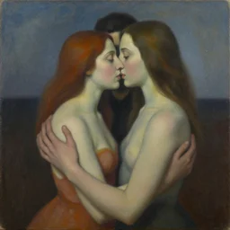 a sense of love and beloning, surrealist art, oil on canvas, masterpiece