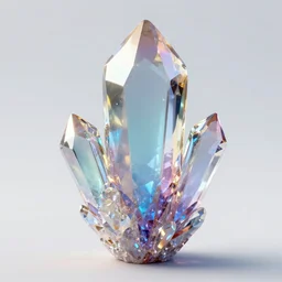 raytraced crystals, octane render, 8 k, beautiful, realistic, hyperrealistic, glistening, colorful, iridescent
