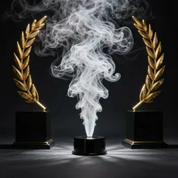 underwater smoke formal party studio photo