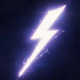 lightning strike magic spell vfx, diagonal, full canvas, hearthstone colour style, fantasy game spell icon, fantasy, epic, bloom