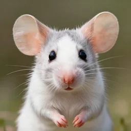 cute mouse portrait, ismail inceoglu