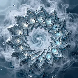 fractals!! water, hybrids, tech wear!!!, scifi, glowing lights!! intricate elegant, highly detailed, volumetric, smoke, digital photograph, artstation, concept art, smooth, sharp focus, thin glowing wires, illustration, art by greg rutkowski and alphonse mucha, singularity!!!