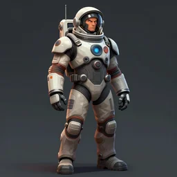character concept art, stylized art, human space suit, sci - fi!!!!, mike mignola, trending on artstation