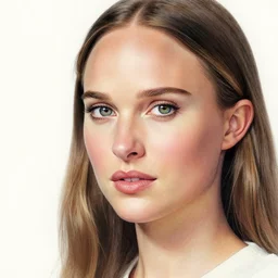 jim lee!!! ink colorised airbrushed gouache sketch by jim lee close up headshot of mongol natalie portman as superhero in the style of jim lee, x - men superhero comic book character by jim lee