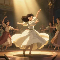 when ali comes from the spring east, warmth, dance, much, much dance, sounds, by adam varga, ghibli, cinematic lighting, volumetric lighting, smooth, sharp focus, highly detailed, render in unreal engine 5, artstation, deviantart, behance, trending, epic composition, hd, octane, unreal engine, volumetric lighting, light rays,