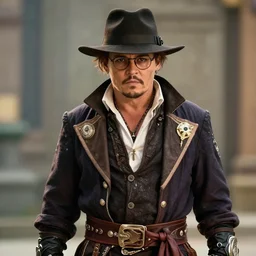 A film still of Johnny Depp from Genshin Impact