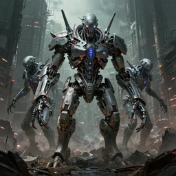 cyberpunk apocalypse doomsday machine, post nuclear cityscape, cybernetic cybogs revolting, fantasy concept art, hyper realistic illustration, symetrical complex fine detail, 8 k, sinister, artstation, unreal engine,