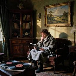 John Thaw sits shivering in his English drawing room listening to frozen opera records