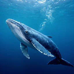 photo of a space whale