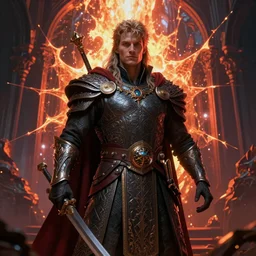 An epic fantastic full shot painting of Lord Farquaad. Dark fantasy. Unreal Engine 5. DAZ. Hyper-realistic. Octane render. Symmetrical. Attention to detail. Vibrant bright colours. High saturation. Extremely moody lighting. Atmospheric. Cinematic. Intricate. 8K. Stunning. Breathtaking. Awe-inspiring. Award-winning. Concept art. Trending. ArtStation