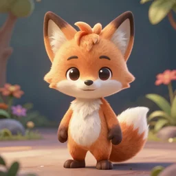 cute full body character, of zack fox, trending on artstation, digital painting, nendroid, anime, disney, pixar, 8 k, hd, dof, kodak film, volumetric lighting, subsurface scattering, photorealistic, octane render, extreme details