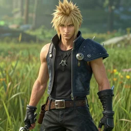 ardbert from ff 1 4, ultra detailed, cinematic shot, photorealistic, octane render, high definition, drawn by aenaluck, fine details, 8 k, with nature grassy background
