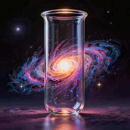 universe in a test tube, vibrant