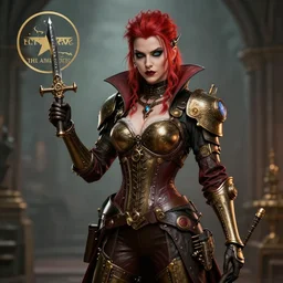 steampunk vampire hunter artgerm anne stokes highly detailed 8 k hdr smooth sharp focus high resolution award - winning photo photorealistic