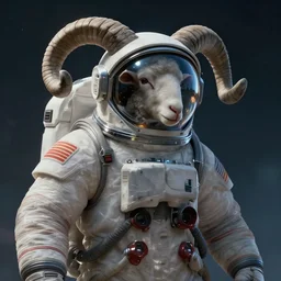 👨‍🚀🐏, digital Art, Greg rutkowski, Trending artstation,cinematographic