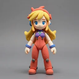 a portrait clay stop motion of zero suit samus, clay stop motion art.