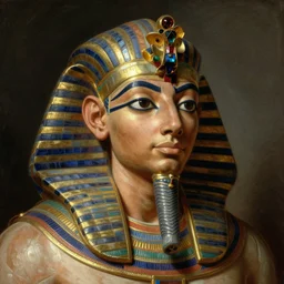 detailed portrait of ramses by rudolf ernst, john frederick lewis, jean - leon gerome, rudolf weisse, david roberts, charles theodore frere, alfred dehodencq, orientalism