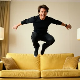 tom cruise jumping!!! on oprah yellow couch