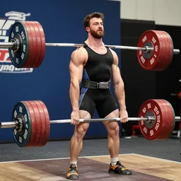chris evans as a powerlifter, 4 k hd