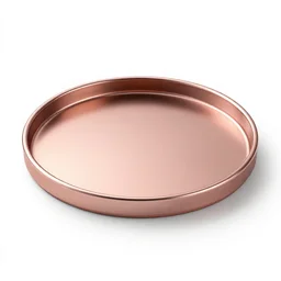 rose gold trivet, clean 3d render, octane render, isolated on a pure white background, centered, entire object in frame, sharp focus, soft studio lighting