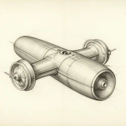 engineering sketch by leonardo davinci of a warp drive