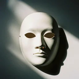 A mask designed by Rick Owens, 35mm film, photograph