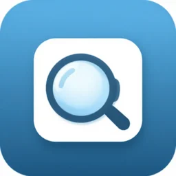 app icon of a magnifying glass,
