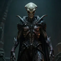 portrait photo, alien god overlord, lovecraftian creature, dramatic lighting, cinematic, establishing shot, extremly high detail, foto realistic, cinematic lighting, post processed, concept art, artstation, matte painting, style by eddie mendoza, raphael lacoste, alex ross